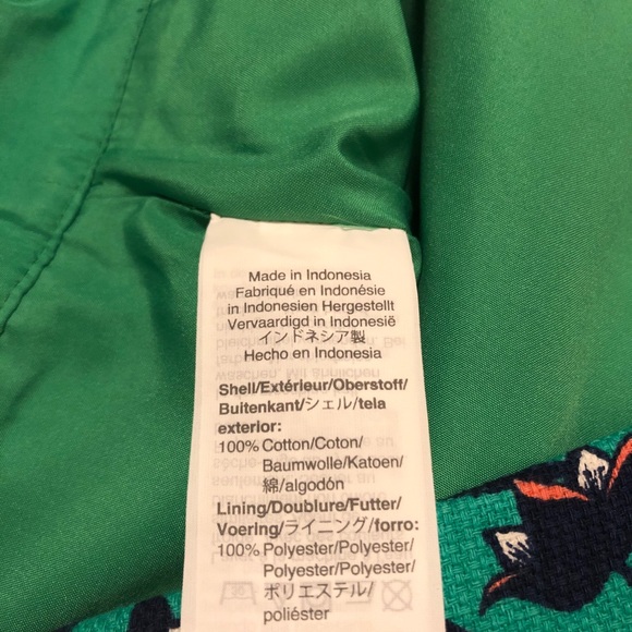 Pencil Skirt, Basketweave, Kelly Coral Print - Picture 4 of 6